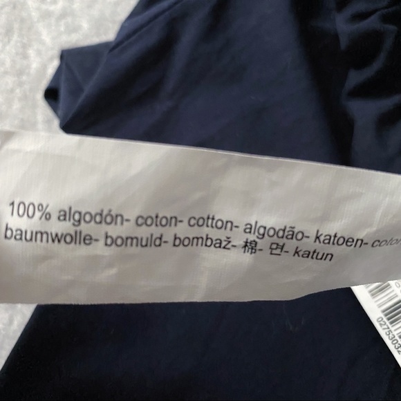 Zara Navy Blue Paper Bag Waist Pants - Picture 8 of 13